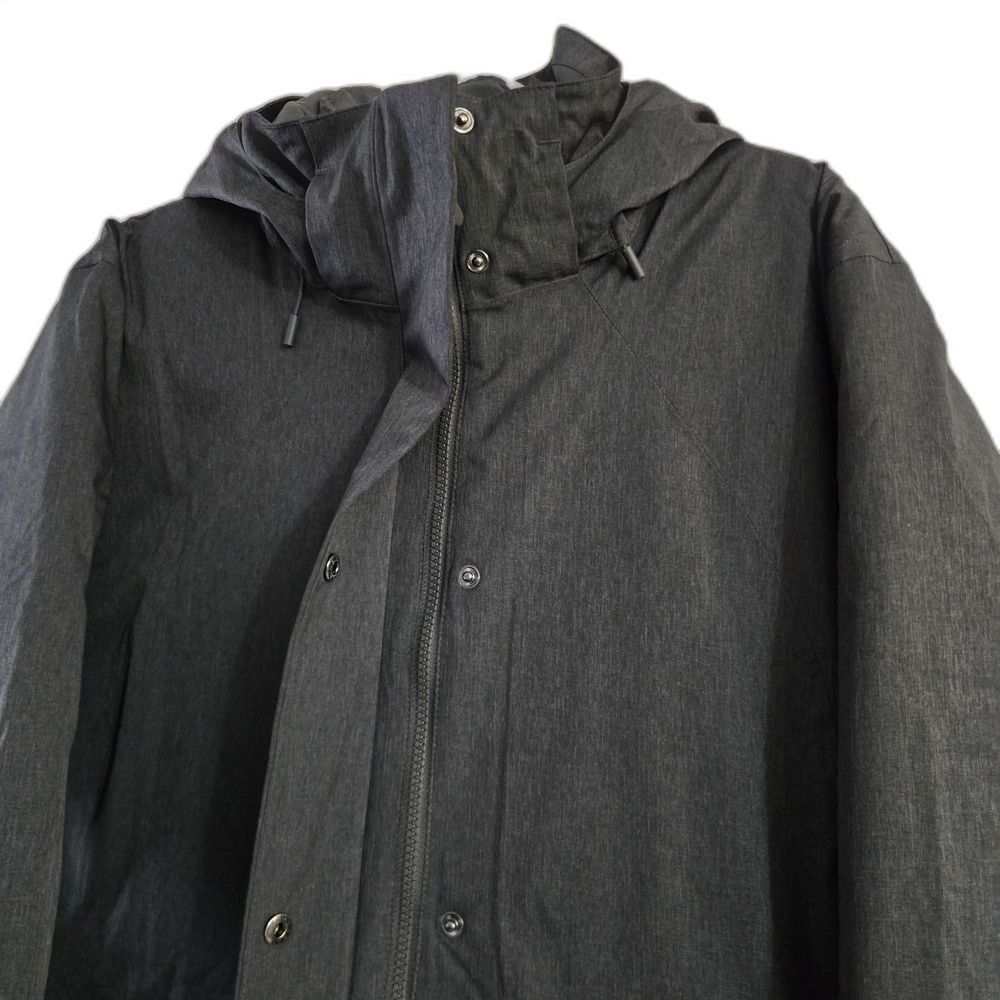 Women's Parka Gray Hooded Coat 2XL - Picture 13 of 15